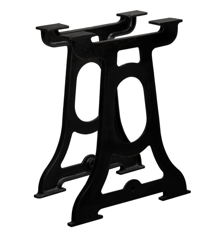 Pied de table de salle à manger 2 pcs Cadre en Y Fonte | Mobilier & Déco