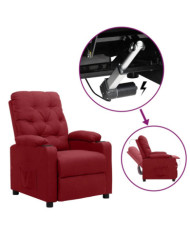 Fauteuil Rouge bordeaux Tissu | Mobilier & Déco