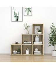 Ensemble de meubles TV 3 pcs Chêne sonoma Bois d'ingénierie | Mobilier & Déco