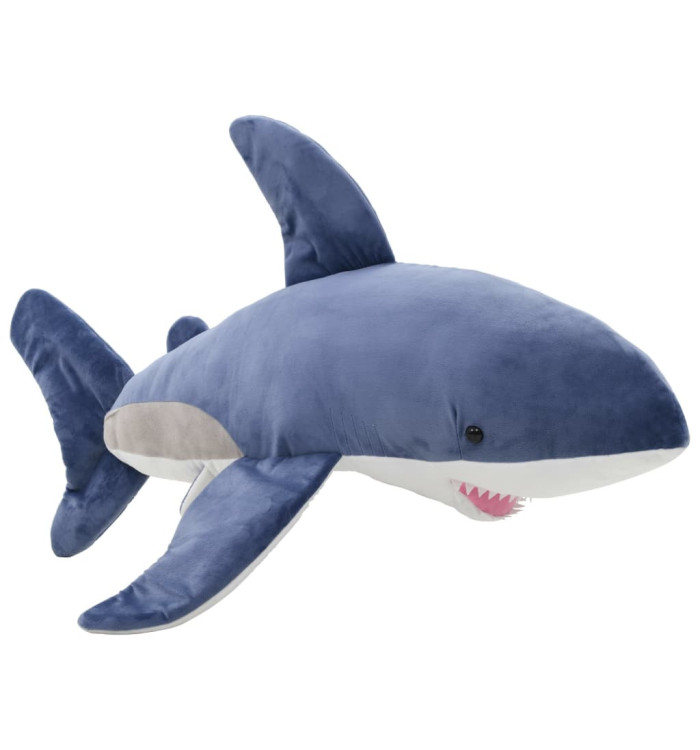 Requin en peluche Bleu et blanc | Mobilier & Déco
