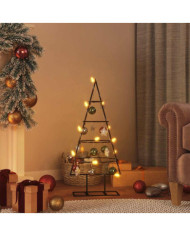 Arbre de Noël en métal pour décoration noir 60 cm | Mobilier & Déco