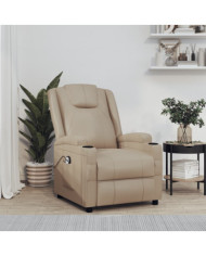Fauteuil Cappuccino Similicuir | Mobilier & Déco