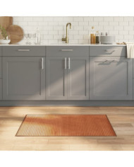 Tapis rectangulaire marron 60x100 cm bambou | Mobilier & Déco