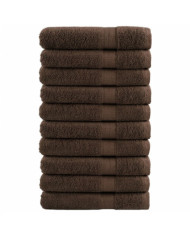 Serviettes de qualité supérieure SOLUND 10 pcs marron 600 g/m² | Mobilier & Déco
