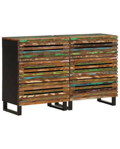 Buffets 2 pcs 60x34x75 cm bois d'acacia massif | Mobilier & Déco