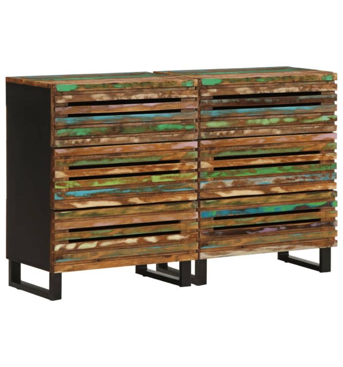 Buffets 2 pcs 60x34x75 cm bois d'acacia massif | Mobilier & Déco