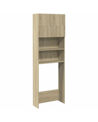 Meuble de machine à laver Chêne Sonoma Bois d'ingénierie | Mobilier & Déco