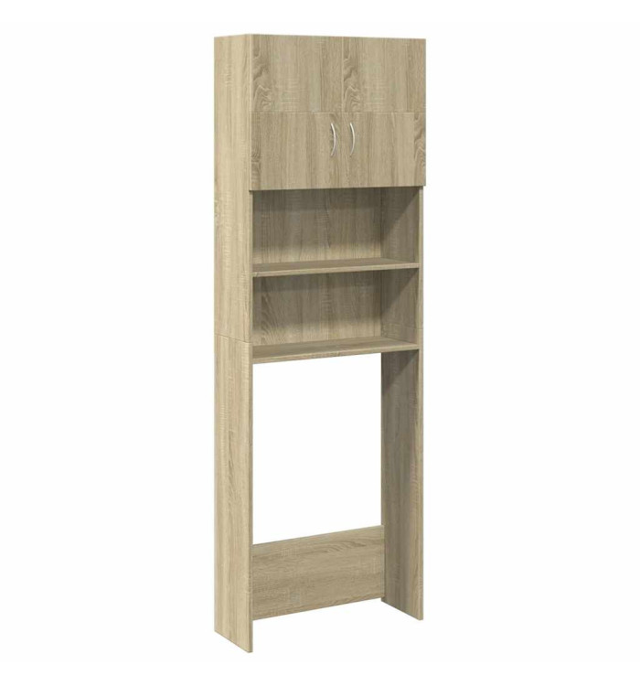 Meuble de machine à laver Chêne Sonoma Bois d'ingénierie | Mobilier & Déco