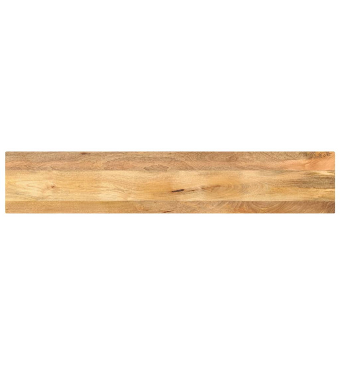Dessus de table 140x30x2,5cm rectangulaire bois massif manguier | Mobilier & Déco