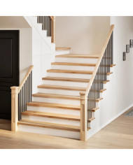 Marches d'escalier 20 pcs non traité bois de chêne massif | Mobilier & Déco