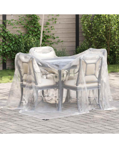 Bâche transparente avec œillets 2x3 m polyéthylène | Mobilier & Déco