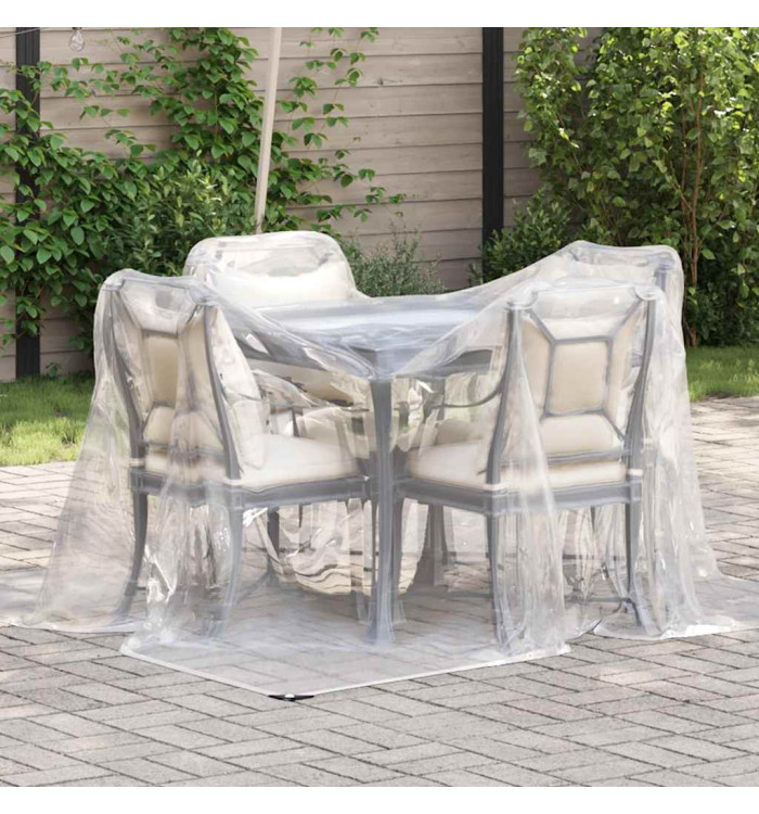 Bâche transparente avec œillets 2x3 m polyéthylène | Mobilier & Déco
