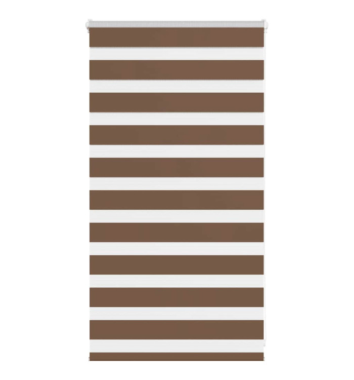 Store zèbre marron 70x100 cm largeur du tissu 65,9 cm polyester | Mobilier & Déco