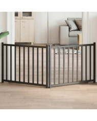 Barrière pour chien pliable 2 panneaux 160 cm bois sapin massif | Mobilier & Déco