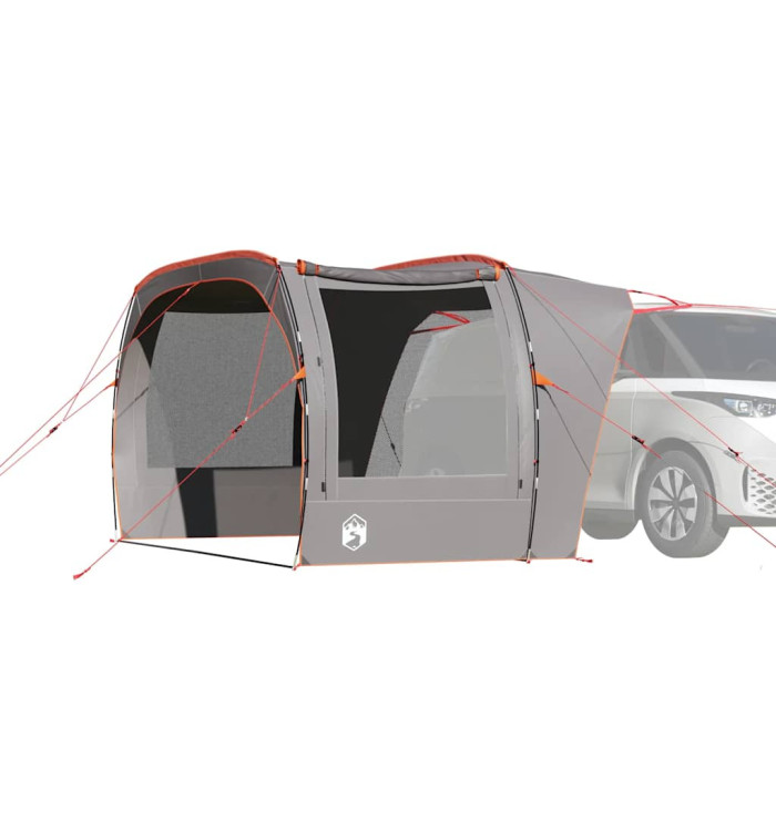Tente de voiture gris et orange imperméable | Mobilier & Déco