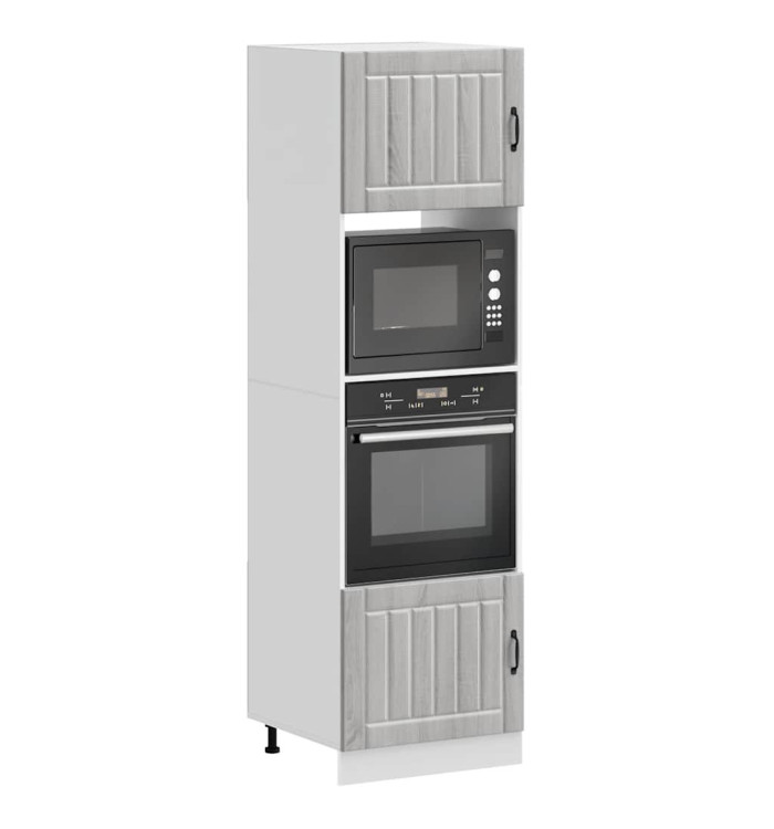 Armoires de four 2 pcs Kalmar sonoma gris bois d'ingénierie | Mobilier & Déco