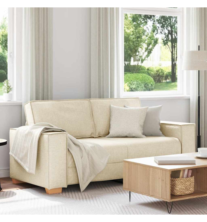Canapé 2 places en lin 140 cm | Mobilier & Déco
