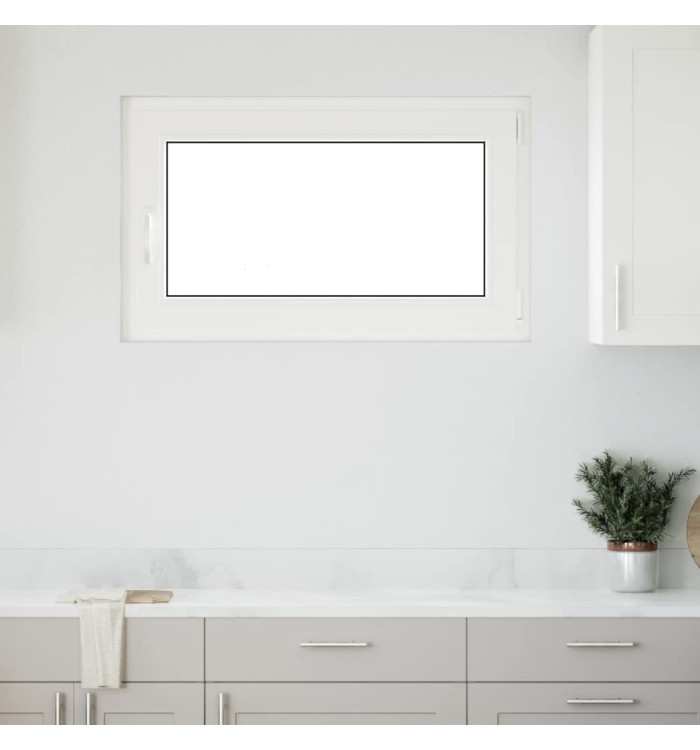 Fenêtre de sous-sol« RISOR » 100 x 60 cm oscillo-battante DIN droite blanche | Mobilier & Déco