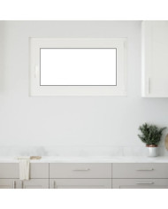Fenêtre de sous-sol« RISOR » 100 x 60 cm oscillo-battante DIN droite blanche | Mobilier & Déco