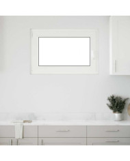 Fenêtre de sous-sol« RISOR » 90 x 50 cm oscillo-battante DIN gauche blanche | Mobilier & Déco