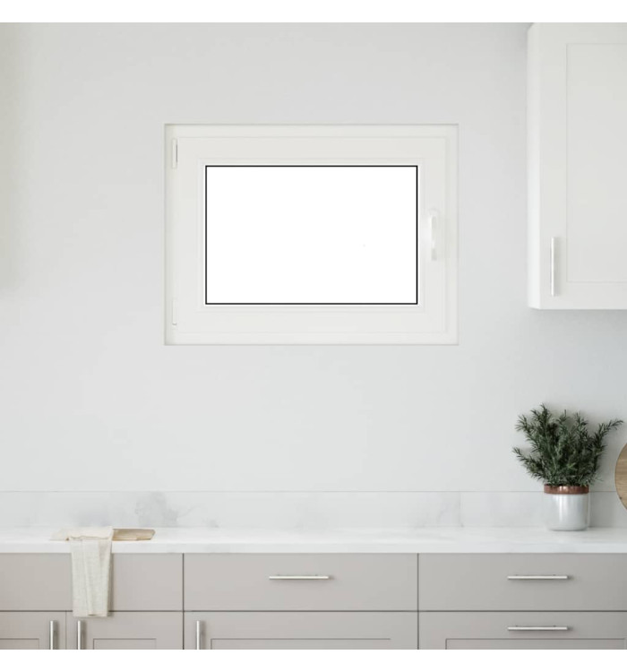 Fenêtre de sous-sol« RISOR » 80 x 50 cm oscillo-battante DIN gauche anthracite | Mobilier & Déco