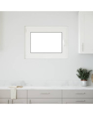 Fenêtre de sous-sol« RISOR » 80 x 50 cm oscillo-battante DIN gauche anthracite | Mobilier & Déco