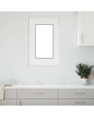 Fenêtre de sous-sol« RISOR » 50 x 75 cm oscillo-battante DIN droite blanche | Mobilier & Déco