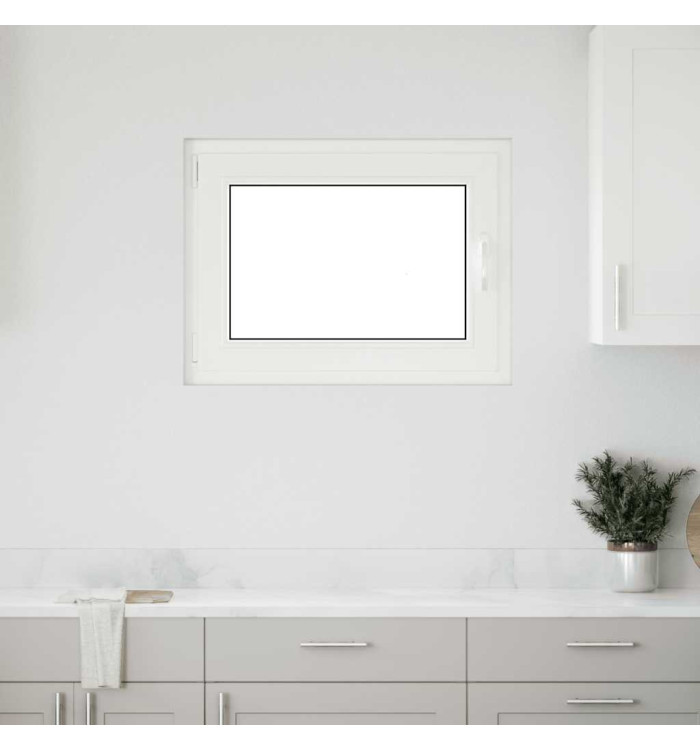 Fenêtre de sous-sol« RISOR » 80 x 60 cm oscillo-battante DIN gauche anthracite | Mobilier & Déco