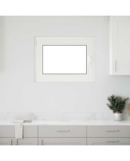 Fenêtre de sous-sol« RISOR » 80 x 60 cm oscillo-battante DIN gauche anthracite | Mobilier & Déco
