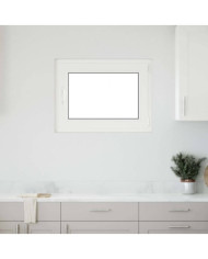 Fenêtre de sous-sol« RISOR » 80 x 50 cm oscillo-battante DIN droite blanche | Mobilier & Déco