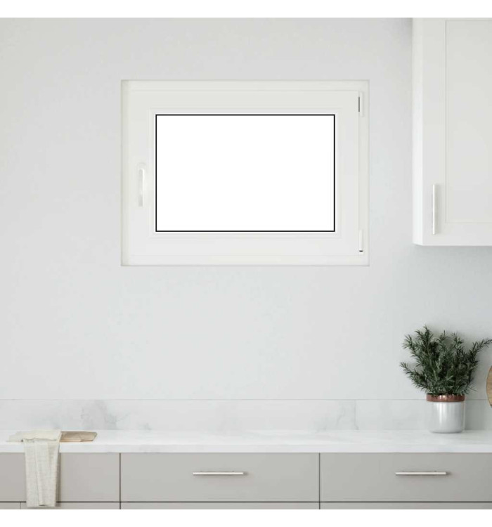 Fenêtre de sous-sol« RISOR » 80 x 70 cm oscillo-battante DIN droite blanche | Mobilier & Déco