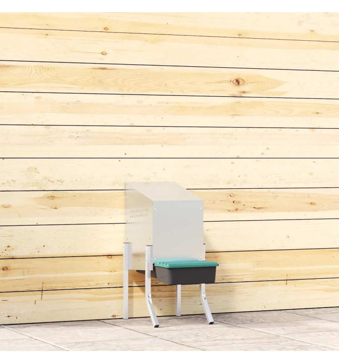 Nichoir à poules1 compartiment avec pieds en acier galvanisé | Mobilier & Déco