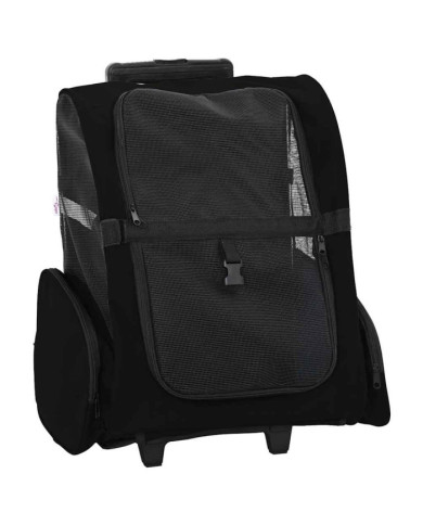 Chariot pour animaux de compagnie 3 en 1 Design Noir 48 x 32 x 57 cm Tissu Oxford | Mobilier & Déco