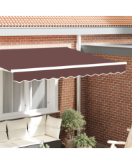 Valance de Auvent pour Cadre de 2.5m Marron 2.3x0.2m | Mobilier & Déco