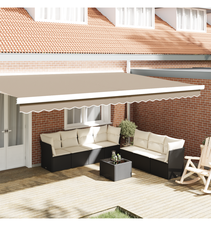 valance de store pour cadre de 5 m Beige 4.8x0.2 m | Mobilier & Déco