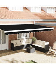 Valance de store pour cadre de 5 m Noir 4.8x0.2 m | Mobilier & Déco