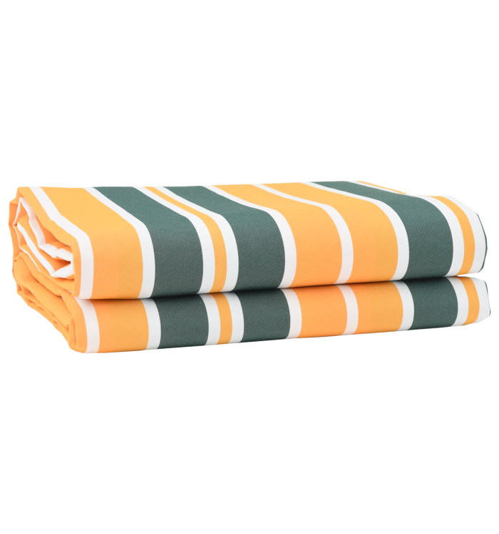 Tissu de remplacement pour store Vert et Jaune 10x1.6 m | Mobilier & Déco