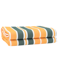 Tissu de remplacement pour store Vert et Jaune 10x1.6 m | Mobilier & Déco