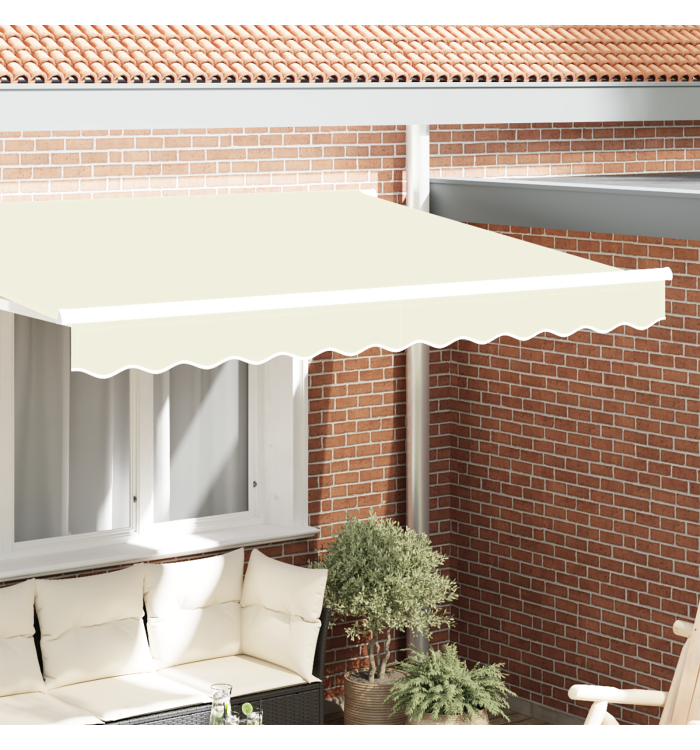 Valance de Store pour Cadre de 2,5 m Crème 2,3x0,2 m | Mobilier & Déco
