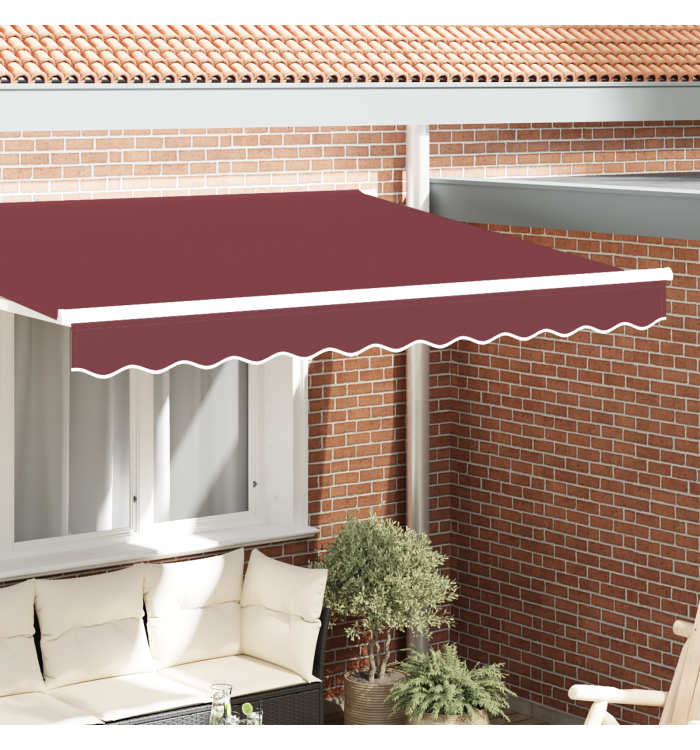 Auvent pour cadre de 2.5 m Bourgogne 2.3x0.2 m | Mobilier & Déco