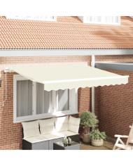 Tissu de Remplacement pour Auvent pour Cadre 3.5x2 m Crème | Mobilier & Déco