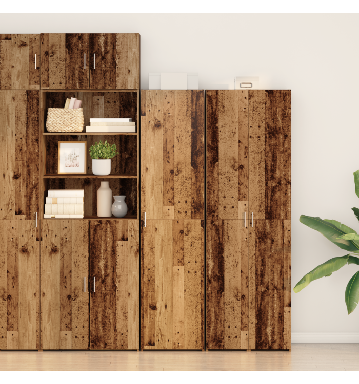 Meuble Haut Bois Ancien 45x42.5x185 cm Bois d'ingénierie | Mobilier & Déco