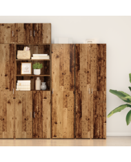 Meuble Haut Bois Ancien 45x42.5x185 cm Bois d'ingénierie | Mobilier & Déco