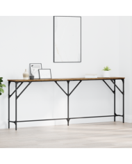 Table Console Bois Ancien 200x29x75 cm Bois Ingénierie | Mobilier & Déco