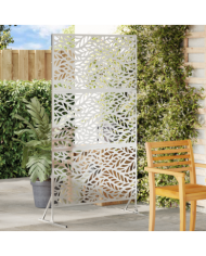 Panneau de clôture en acier galvanisé Acier galvanisé Taille moyenne | Mobilier & Déco
