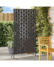 Panneau de clôture métallique Noir Métal Grand | Mobilier & Déco