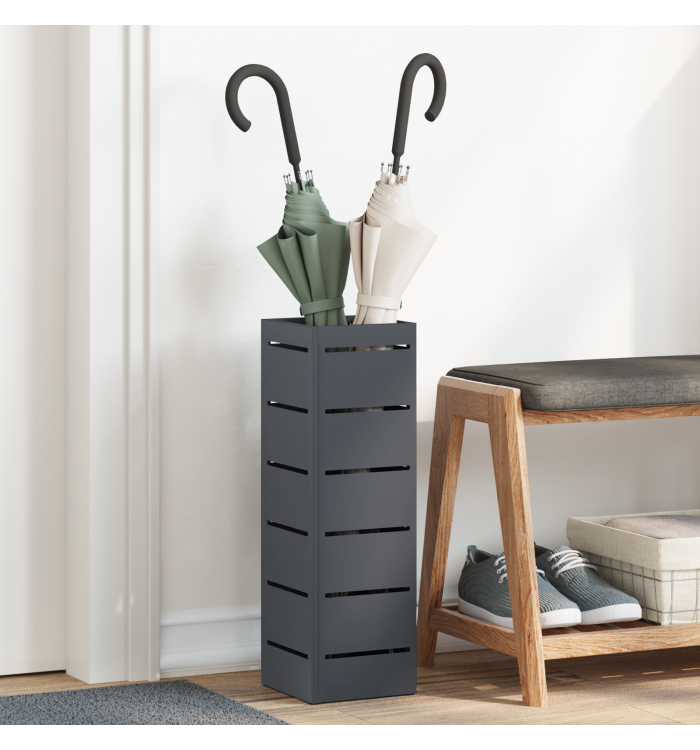 Porte-parapluies Anthracite Métal Moyen Décos modernes | Mobilier & Déco