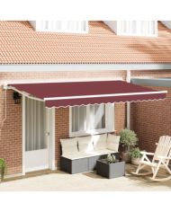 Tissu de remplacement pour auvent , cadre 4x2 m, Bourgogne | Mobilier & Déco