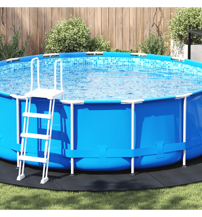 Couvre-piscine rond Noir Plastique Ø 458 cm Couvre-piscine Rond | Mobilier & Déco