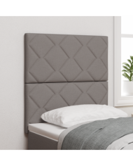 Tête de lit Design à blocs en diamant Taupe 80 cm Tissu, Tête de lit Design à blocs en diamant Taupe 160 cm Tissu | Mobilier &